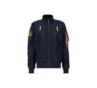 Alpha Industries Mens Falcon II Light Bomber Jacket - Blue - Size Small