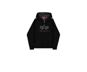 Alpha Industries Men's Fleece Sherpa Hoodie, Black, 3XL