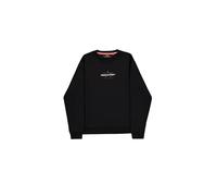 Alpha Industries Foam Mid Logo Sweatshirt for Men Size S - black