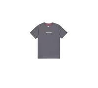 Alpha Industries Men's Foam ML T-Shirt, Greyblack, XXL