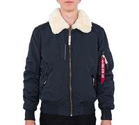 Alpha Industries Men's Injector III Bomber Jacket, Rep.Blue, L