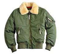 Alpha Industries Men's Injector III Bomber Jacket, Sage-Green, X-Large