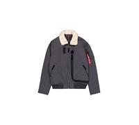 Alpha Industries Mens Jacke - Grey Cotton - Size 2XL