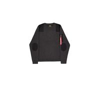 Alpha Industries Knitted Utility Sweater Knitwear for Men Size S - black
