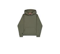 Alpha Industries Label Backprint Hoodie for Men Size M - dark olive