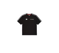 Alpha Industries Logo Track Tape Short Sleeve T-shirt Black S Men