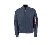 Alpha Industries Men's MA-1 TT Bomber Jacket, Blue (Repl Blue 07), L