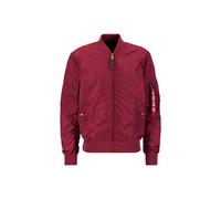 Alpha Industries Mens MA-1 TT Two Tone Bomber Jacket - Burgundy - Size X-Small
