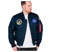Alpha Industries Men's MA-1 VF NASA Bomber Jacket, Rep.Blue, X-Large