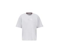 Alpha Industries Men's Metal Plate T, Pastel Grey, L