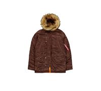 Alpha Industries Men's N-3B VF 59 Vintage Fit Winter Jacket, Powder Brown, L