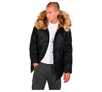 Alpha Industries Men's N3B VF 59 Winter Jacket for Ladies, Black, M