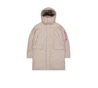 Alpha Industries Men's Puffer Parka Jacket, Vintage Sand, XL