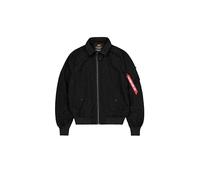 Alpha Industries Men's Ripstop Flying Jacket Light Bomber Jacket, Black, XS