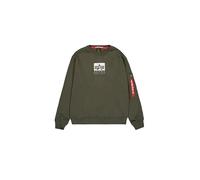ALPHA INDUSTRIES Men's Satin Logo Sweater Sweatshirt