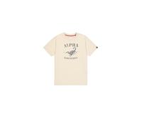 Alpha Industries Men's Scorpion T-Shirt, Vintage White, S