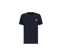 Alpha Industries Signature Puff Print Bp T Short Sleeve T-shirt Blue S Men