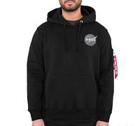 Alpha Industries Space Shuttle Hoodie, black, size XL for Men