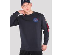 Alpha Industries Mens Space Shuttle Sweater Rep Blue - Navy cotton - Size 2XL