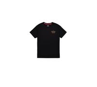 Alpha Industries Men's Tonal Logo Print T-Shirt, Black, XS