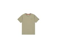 Alpha Industries Men's Tonal Logo Print T-Shirt, Olive, S