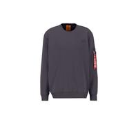 Alpha Industries Mens X-Fit Label Sweatshirt - Grey - Size 3XL