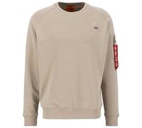 Alpha Industries Men's X-Fit Sweat Sweatshirt, Vintage Sand, M