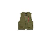 Alpha Industries Mesh Utility Vest Vests for Men Size XL - dark olive