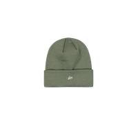 Alpha Industries Metal Logo Beanie Headwear for Men Size onesize - sage-green