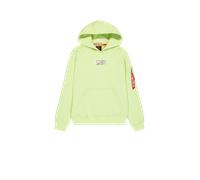 Alpha Industries Metal Plate Hoodie for Men Size L - Arctic Lime