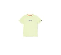 Alpha Industries Metal Plate T-Shirt for Men Size M - Arctic Lime