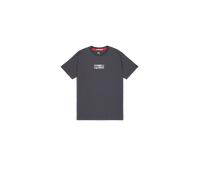 Alpha Industries Metal Plate T-Shirt for Men Size S - vintage grey