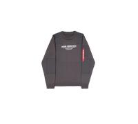 Alpha Industries Military Knit Sweatshirt Knitwear for Men Size XL - vintage grey