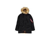 Alpha Industries N-3B VF 59 Vintage Fit Winter Jacket Women Winter Jackets for Women Size S - black