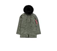 Alpha Industries N-3B VF 59 Vintage Fit Winter Jacket Women Winter Jackets for Women Size S - vintage green/black