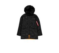 Alpha Industries N-3B VF 59 Vintage Fit Winter Jacket Women Winter Jackets for Women Size XS - black/black