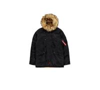Alpha Industries N-3B VF 59 Winter Jacket Winter Jackets for Men Size L - black