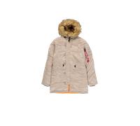 Alpha Industries N-3B VF 59 Winter Jacket Women Winter Jackets for Women Size XS - vintage sand