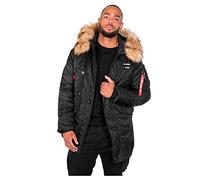 Alpha Industries N3B Airborne Winter Jacket for Men Black