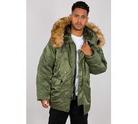 Alpha Industries N3B Winter Jacket for Men Sage-Green