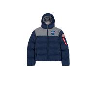 Alpha Industries NASA Holographic Print Winter Jacket Jackets for Men Size S - ultra navy