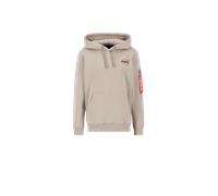 Alpha Industries NASA Orbit Hoodie for Men Size M - vintage sand