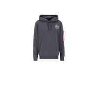 Alpha Industries NASA Orbit Hoodie for Men Size XL - vintage grey