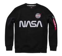 Alpha Industries NASA Reflective Sweater Sweatshirt for Men Black