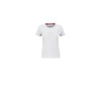 Alpha Industries New Basic Big Logo Glitter T-Shirt Women for Women Size XS - pastel grey