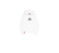 Alpha Industries New Basic Big Logo Hoodie Women for Women Size M - white