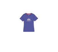 Alpha Industries New Basic Big Logo T-Shirt Women for Women Size L - night purple
