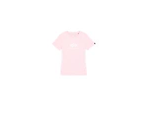 Alpha Industries New Basic Big Logo T-Shirt Women for Women Size M - pastel pink