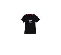 Alpha Industries New Basic Big Logo T-Shirt Women for Women Size XL - black