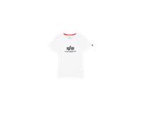 Alpha Industries New Basic Big Logo T-Shirt Women for Women Size XS - white